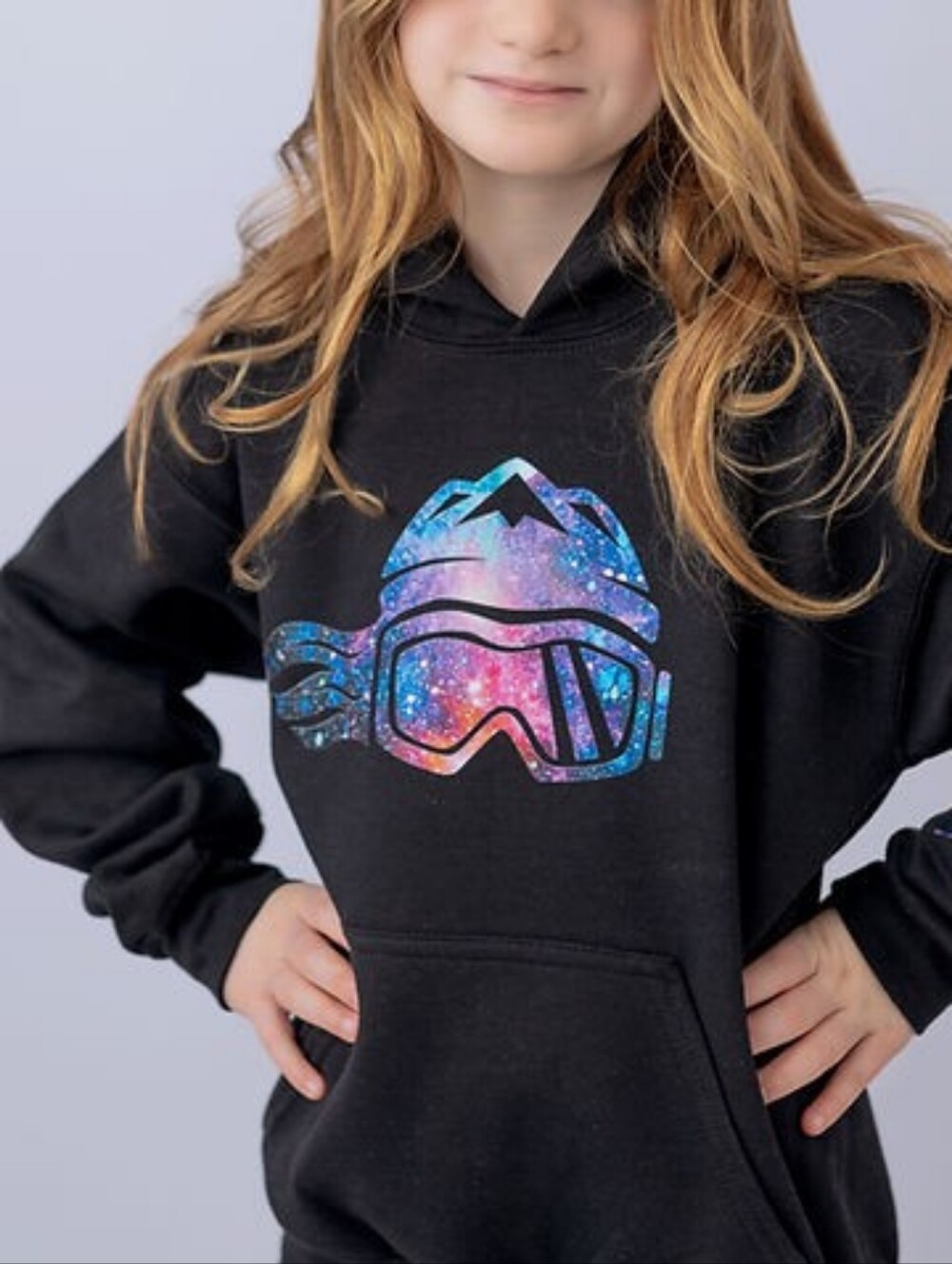Navy 'Shred Like a Girl' gALEXy Graphic Hoodie